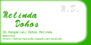 melinda dohos business card